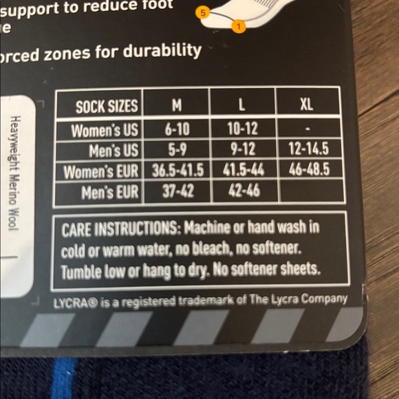 Ariat Merino Wool Work Performance Series,heavyweight,steel toe,arch support - Picture 7 of 7